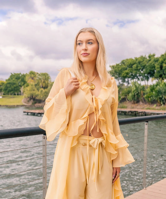 Kimono Alma Amarillo