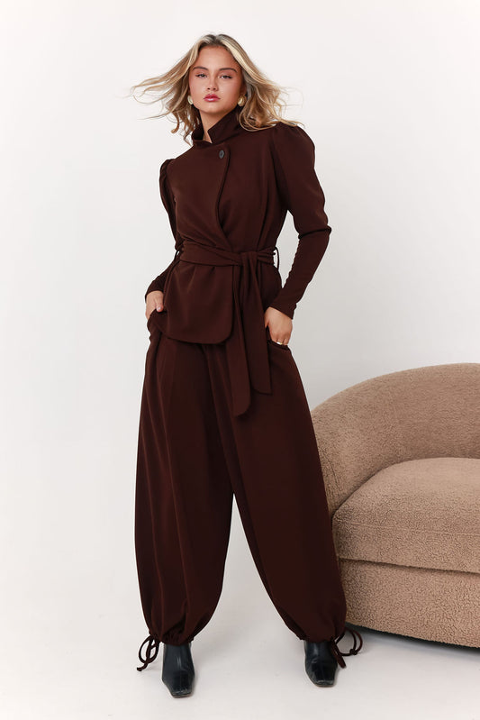 Pantalón Elena café (Preventa)