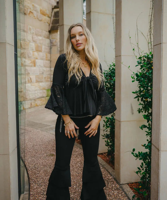 Pantalon Rosalia negro