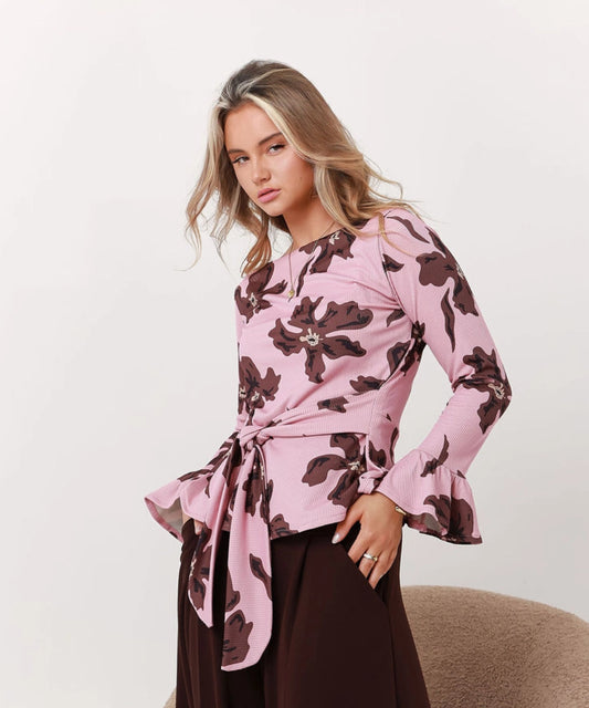 Sweater Victoria rosado flores