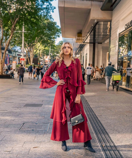 Kimono Alma Cherry