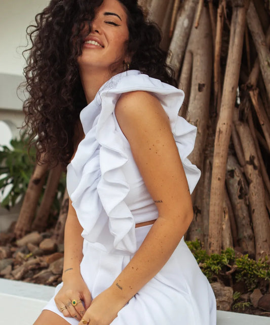 Crop top Fiona Blanco