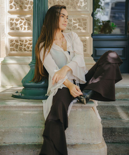 Pantalon Rosalia café