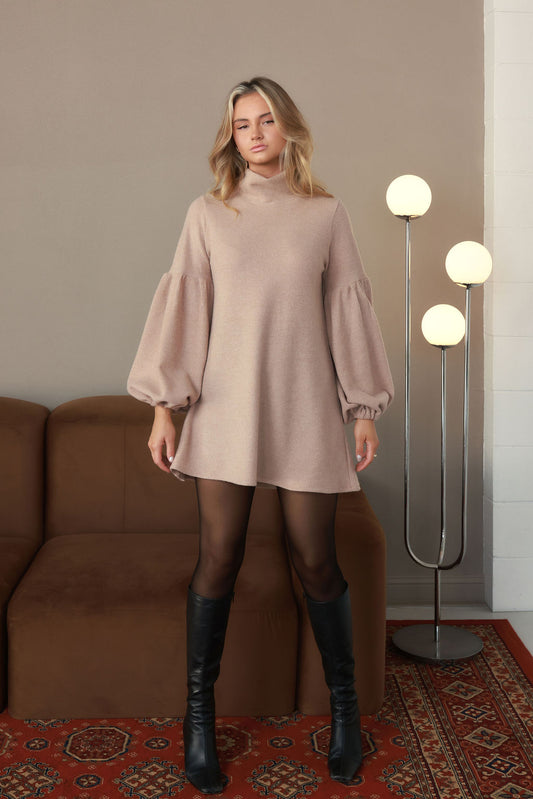 Vestido Alana beige