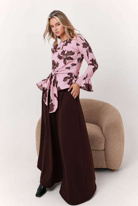 Pantalón Elena café (Preventa)