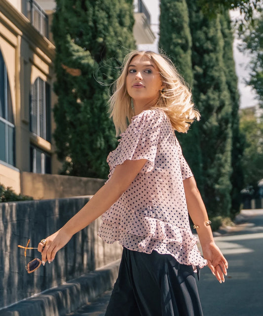 Blusa Antonia Rosada puntos